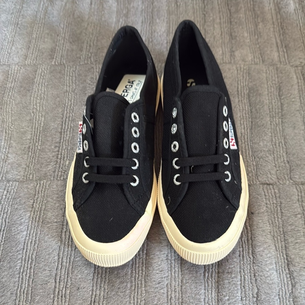 Superga Black Cotu Classic Sneakers